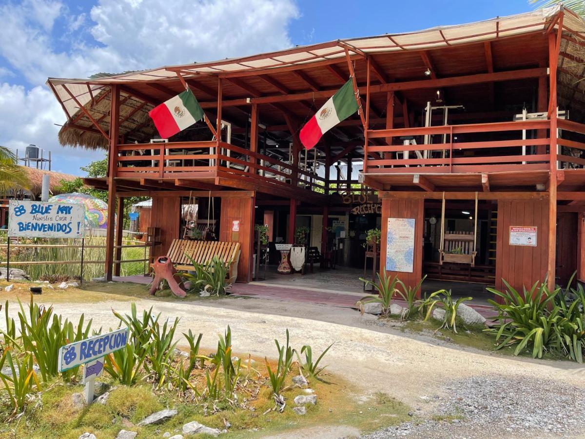 Eco Cabanas Bluekay Hotel Mahahual Exterior foto