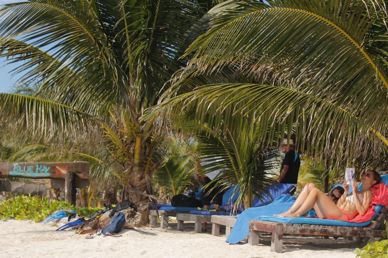Eco Cabanas Bluekay Mahahual Exterior foto