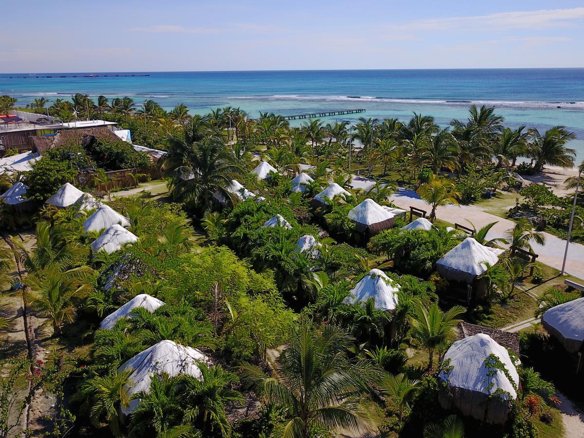 Eco Cabanas Bluekay Mahahual Exterior foto